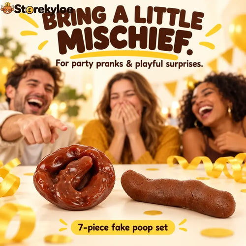 😂7 Pcs Fake Poop Realistic Prank Poop🥳