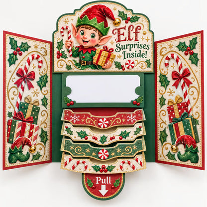 ⏰LAST DAY 50% OFF - 2026 New🎅🎁 Waterfall Christmas Gift Card Booklet 💳✨