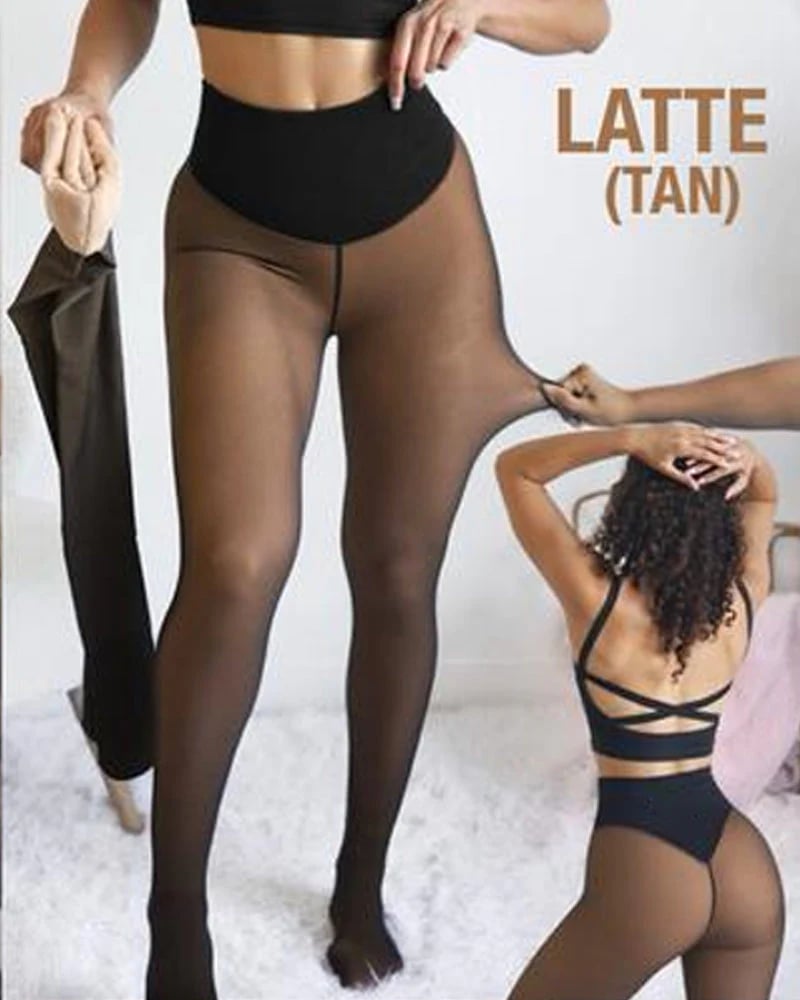 ❄️One-Seam Shaping Fleece Leggings✨✨Stay Warm.Look Snatched💕