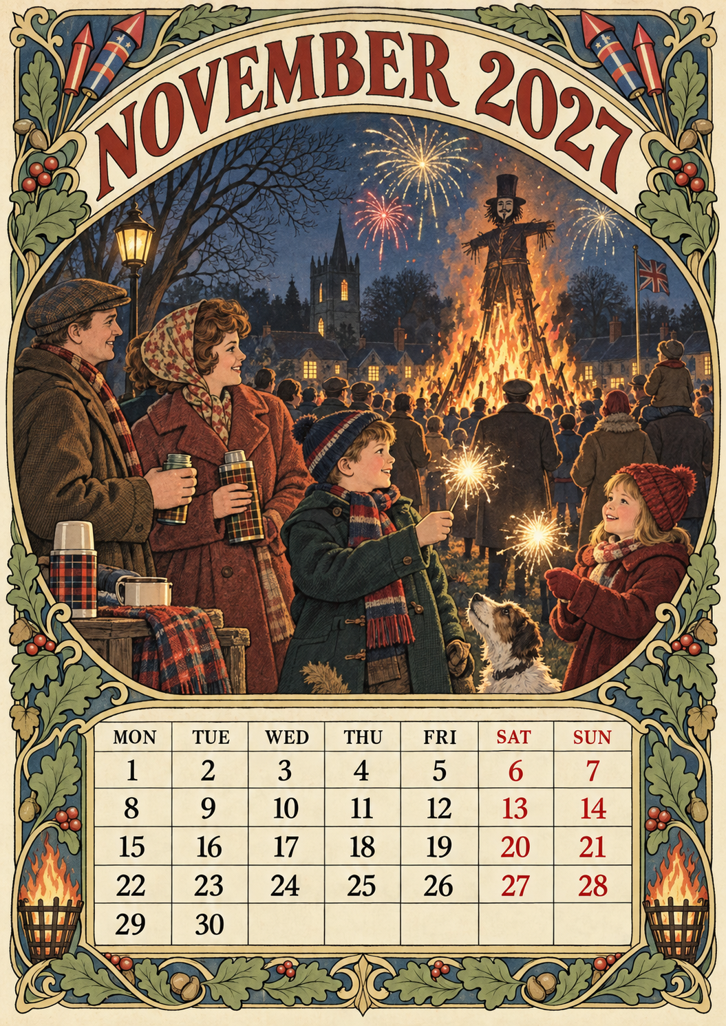 Britain in the Sixties & Seventies – 2027 Wall Calendar——A Year of Familiar Places, Family Moments & Favourite Memories