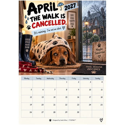 🐶 Long Body, Big Attitude: 2027 Funny Dachshund Calendar for Doxie Fans