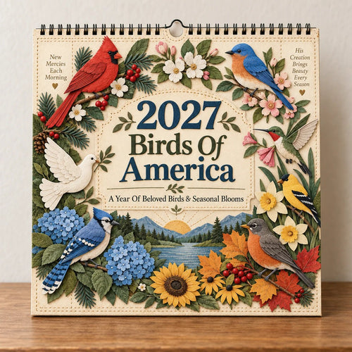 🐦 A Year of Birds: 2027 Birds of America Wall Calendar with Classic Wildlife Art
