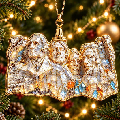USA Landmark Crystal Christmas Ornaments – Luxury Crystal Christmas Ornaments