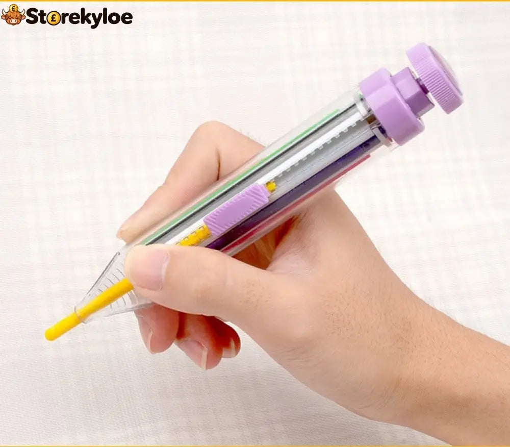 🖍️ 8-in-1 Multicolor Crayon | Compact Creative Pen - Houseware & Kitchen