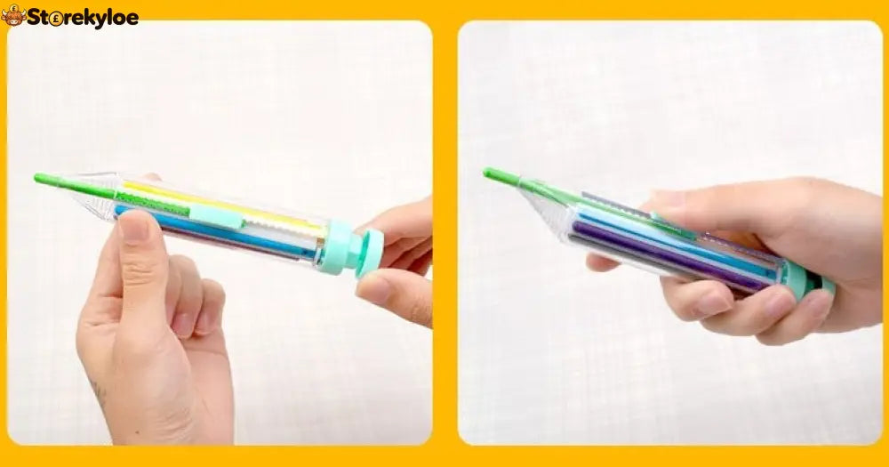 🖍️ 8-in-1 Multicolor Crayon | Compact Creative Pen - Houseware & Kitchen