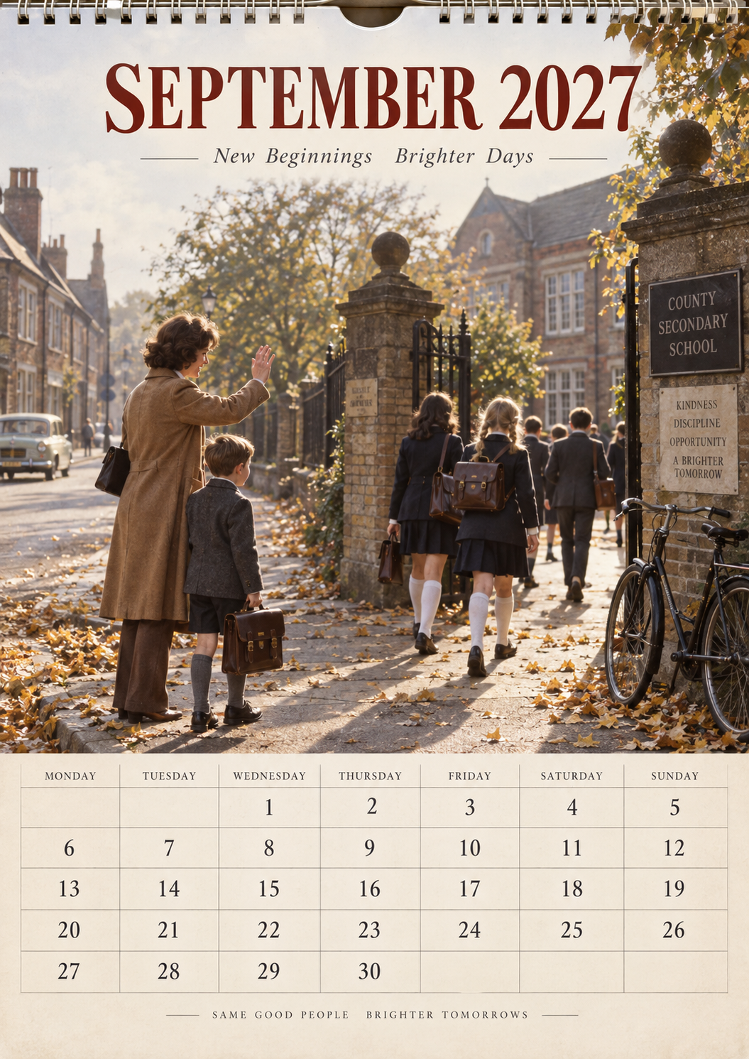 Britain We Remember 2027 Wall Calendar – A Nostalgic Journey Through 60s & 70s British Life