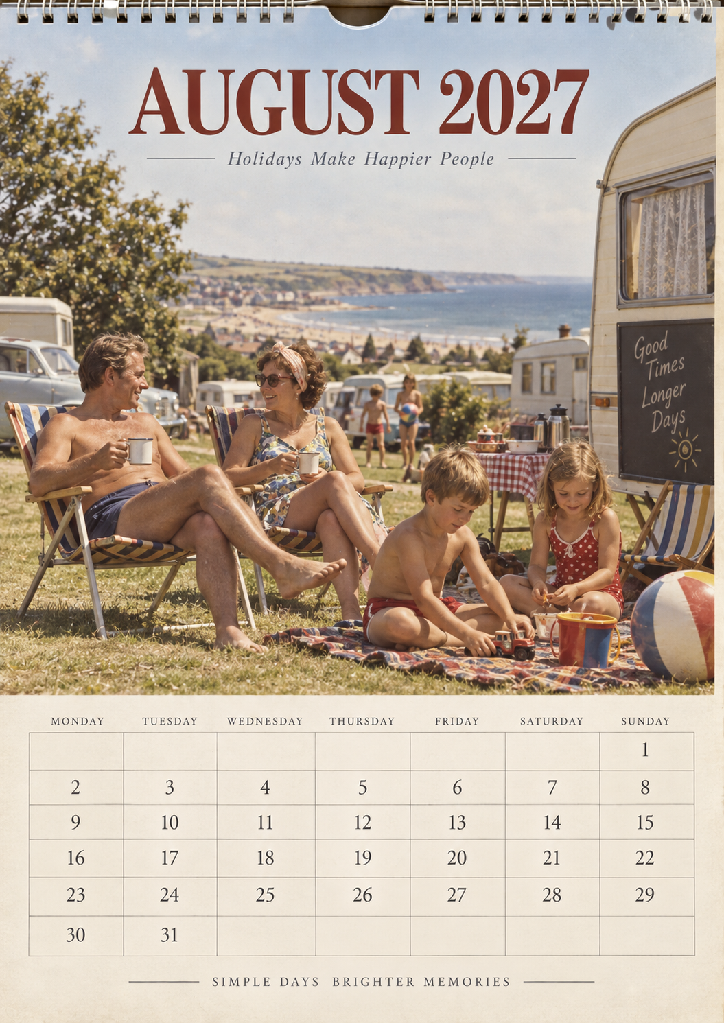 Britain We Remember 2027 Wall Calendar – A Nostalgic Journey Through 60s & 70s British Life