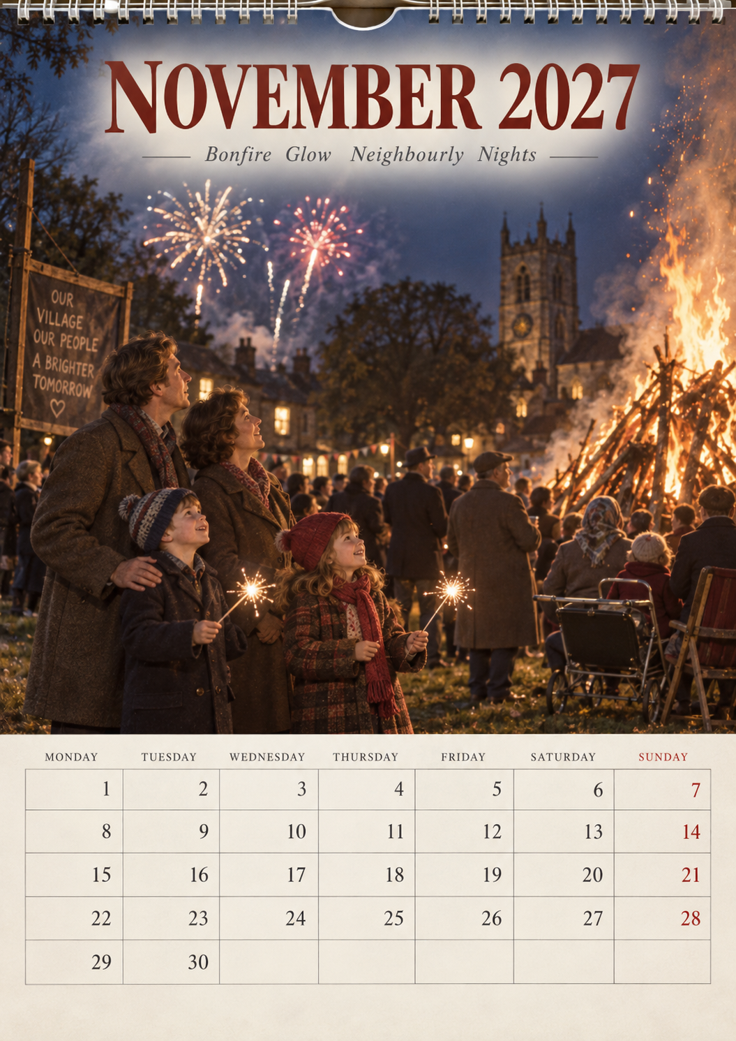 Britain We Remember 2027 Wall Calendar – A Nostalgic Journey Through 60s & 70s British Life