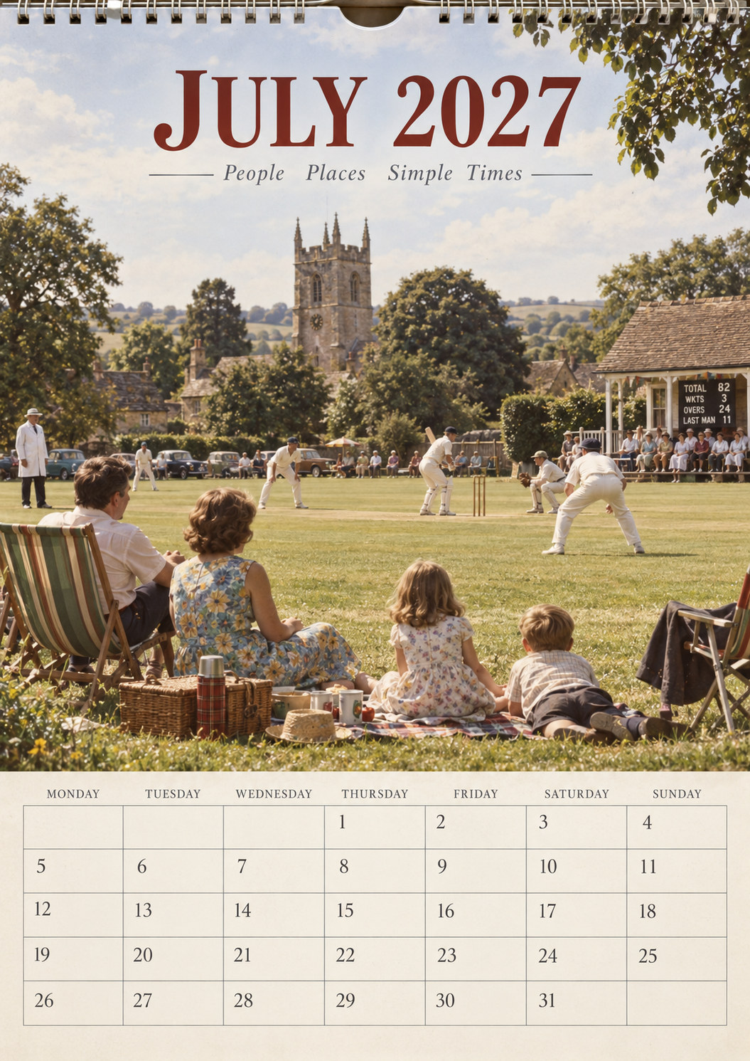 Britain We Remember 2027 Wall Calendar – A Nostalgic Journey Through 60s & 70s British Life