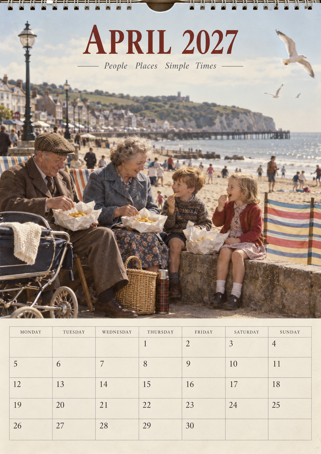 Britain We Remember 2027 Wall Calendar – A Nostalgic Journey Through 60s & 70s British Life