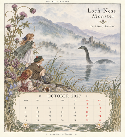 Legends of Britain 2027 Wall Calendar – Folk Tales, Monsters & Old Stories ——12 Months of Ancient Legends, Mysterious Creatures & Forgotten British Tales