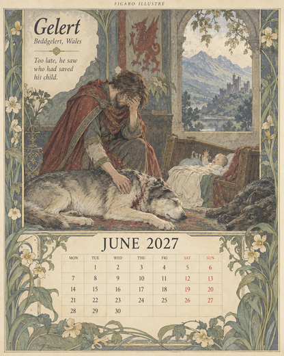 Legends of Britain 2027 Wall Calendar – Folk Tales, Monsters & Old Stories ——12 Months of Ancient Legends, Mysterious Creatures & Forgotten British Tales