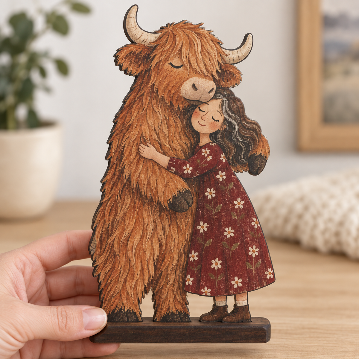 🎁2027 Enchanted Woodland Hug Wooden Figurine Collection