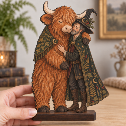 🎁2027 Enchanted Woodland Hug Wooden Figurine Collection