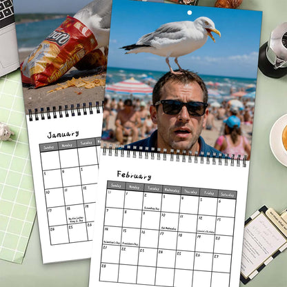Those Wretched Seagulls 2027 Wall Calendar – Funny Humorous Seagull Meme Wall Calendar, Novelty Gift