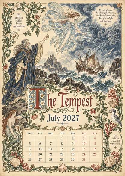 Legends Of Britain 2027 Wall Calendar – Folk Tales, Monsters & Old Stories
