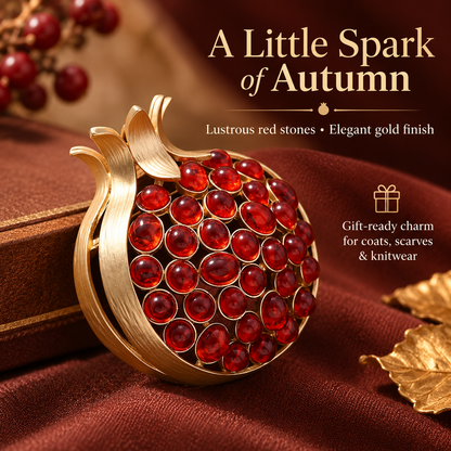 🍎Pomegranate Brooch | Carry Blessings & Prosperity