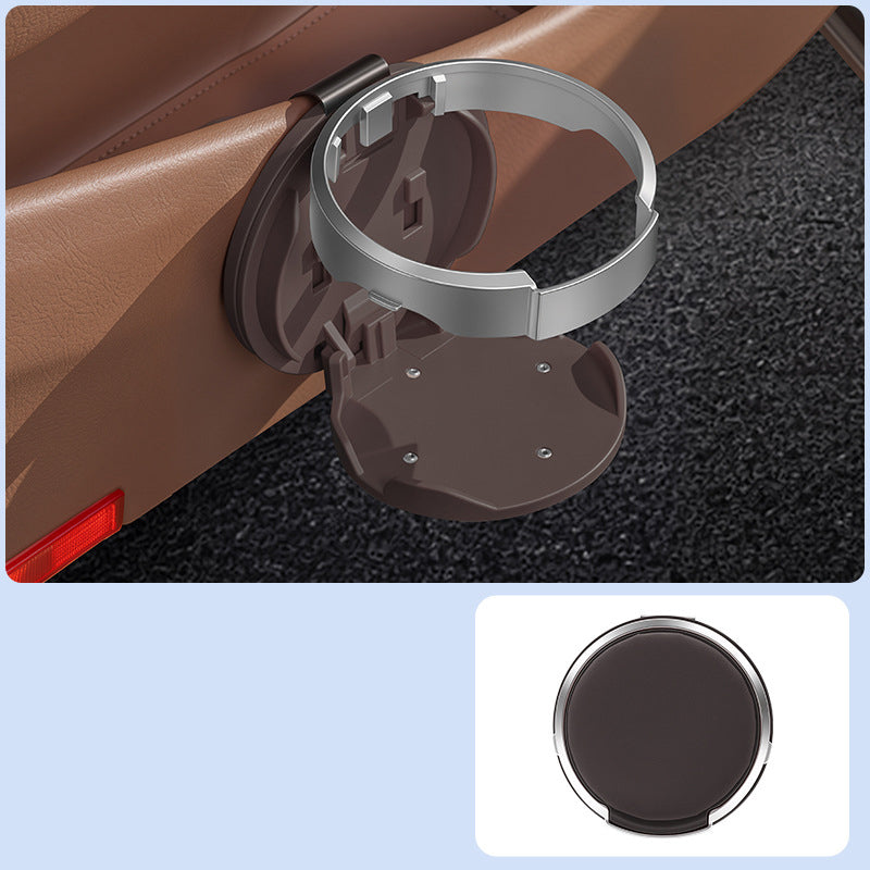 🚗 Universal Foldable Car Cup Holder – Space-Saving Drink & Phone Holder