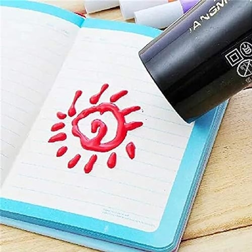 🌟Magic Puffy Pens – Draw 3D with one stroke!🎄DIY Bubble Popcorn Drawing Pens