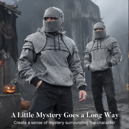 🛡️ Knight Cosplay Hoodie – Medieval Fantasy Streetwear Pullover!