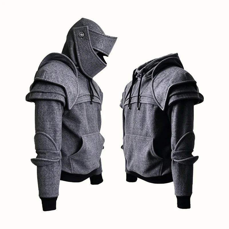 🛡️ Knight Cosplay Hoodie – Medieval Fantasy Streetwear Pullover!