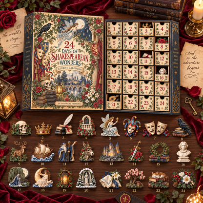 A Shakespearean Christmas Advent Calendar – 24 Days of Theatre, Tales & Tiny Treasures