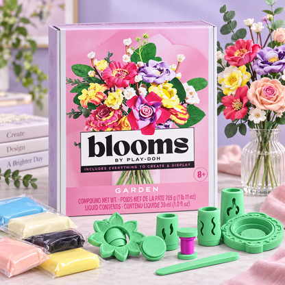 🌸 DIY Blooming Flower Craft Kit Turn Simple Modelling Clay Into Flowers You’ll Actually Want to Display