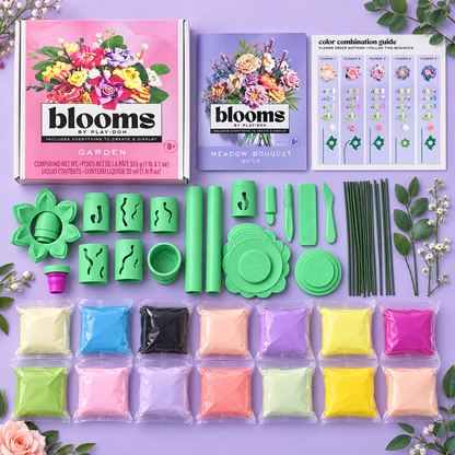🌸 DIY Blooming Flower Craft Kit Turn Simple Modelling Clay Into Flowers You’ll Actually Want to Display