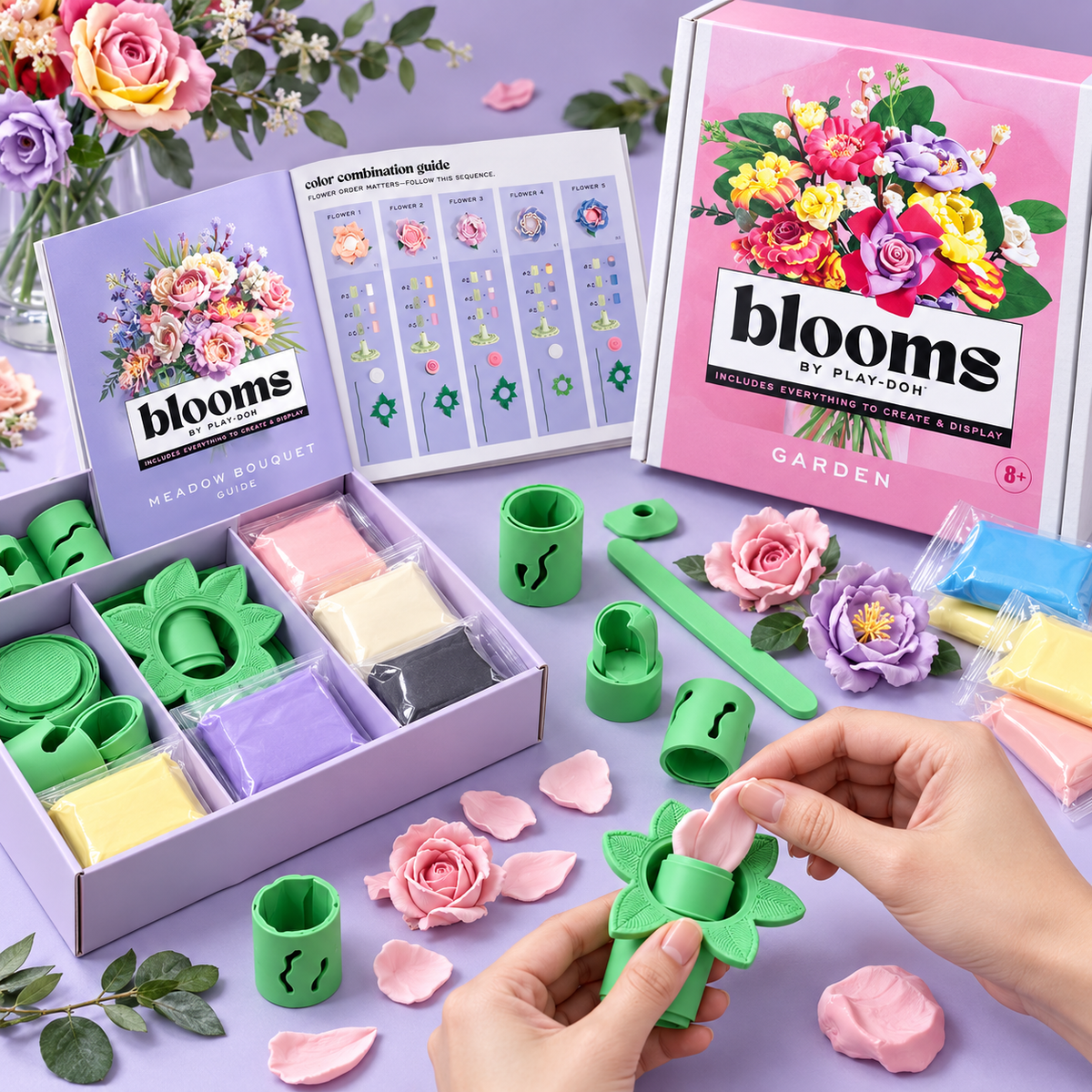 🌸 DIY Blooming Flower Craft Kit Turn Simple Modelling Clay Into Flowers You’ll Actually Want to Display