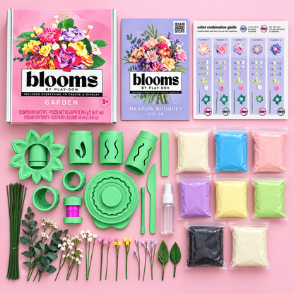 🌸 DIY Blooming Flower Craft Kit Turn Simple Modelling Clay Into Flowers You’ll Actually Want to Display
