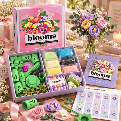 🌸 DIY Blooming Flower Craft Kit Turn Simple Modelling Clay Into Flowers You’ll Actually Want to Display