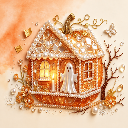 DIY Pearl Art - 👻Rural Ghost