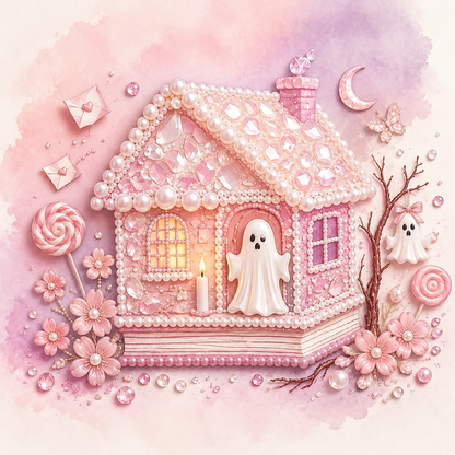 DIY Pearl Art - 👻Rural Ghost