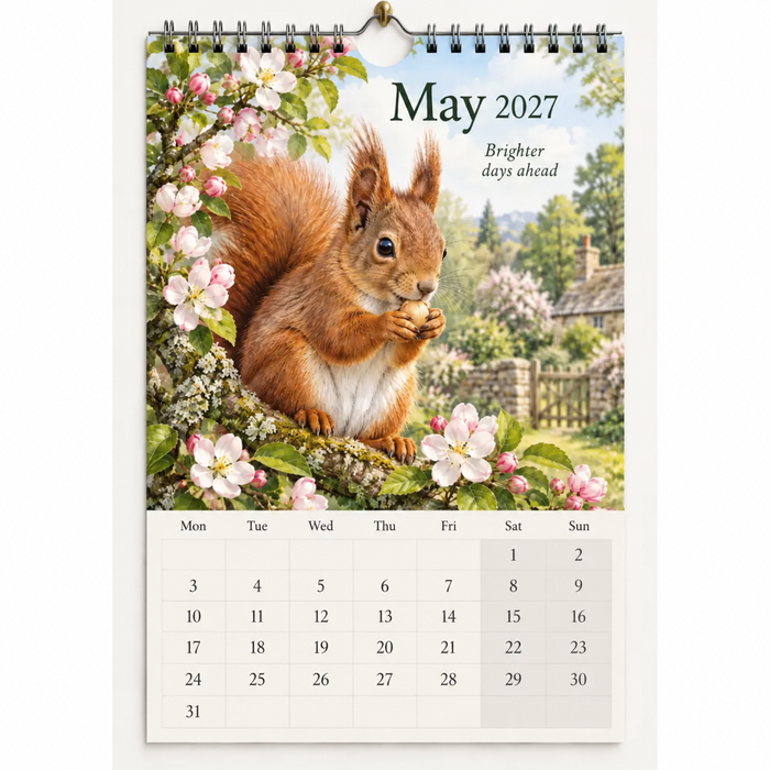 🐿️ May — Red Squirrel