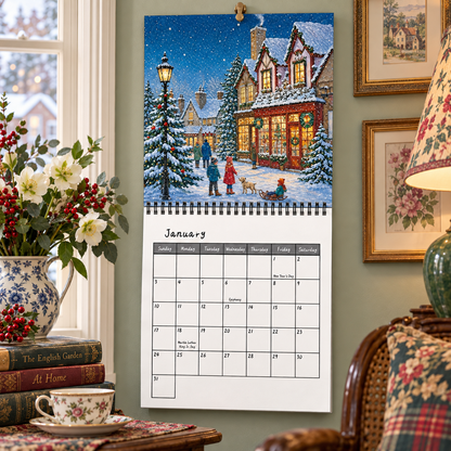 2027 Paris Scenery Wall Calendar | Romantic City Landscape Monthly Planner
