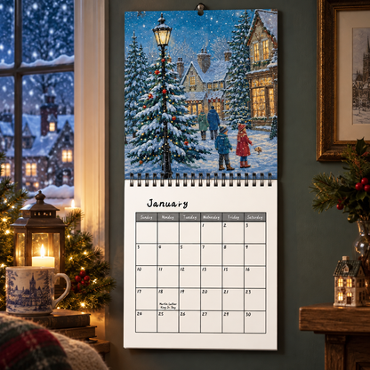 2027 Paris Scenery Wall Calendar | Romantic City Landscape Monthly Planner