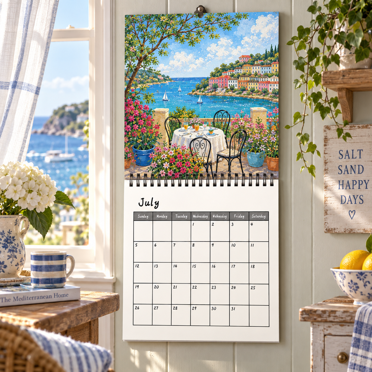 2027 Paris Scenery Wall Calendar | Romantic City Landscape Monthly Planner
