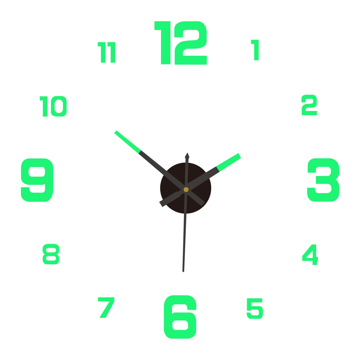🥳2026 HOT SALE🥳⏰3D DIY Luminous Acrylic Wall Clock Set