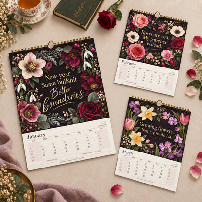 2027 • FLORAL & HONEST • IN FULL BLOOM