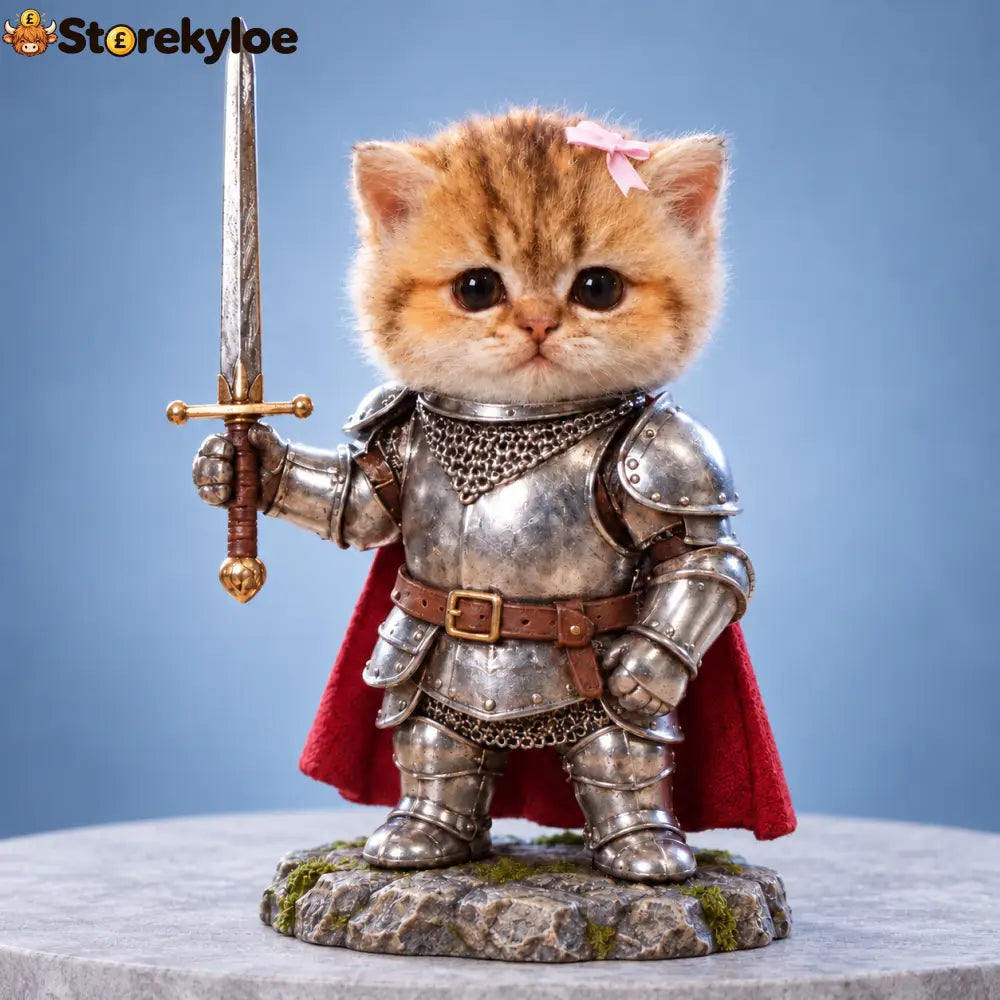 A Brave Little Knight. A Very Soft Heart.