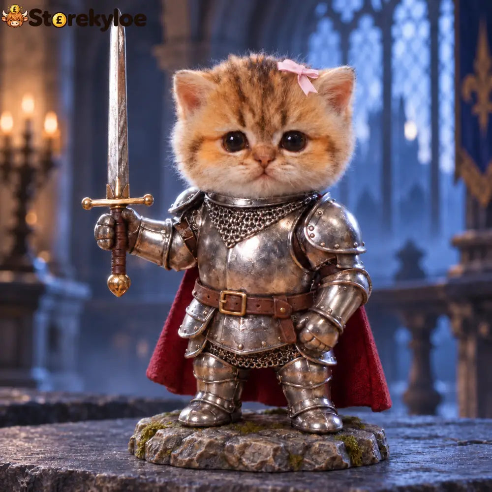 A Brave Little Knight. A Very Soft Heart.