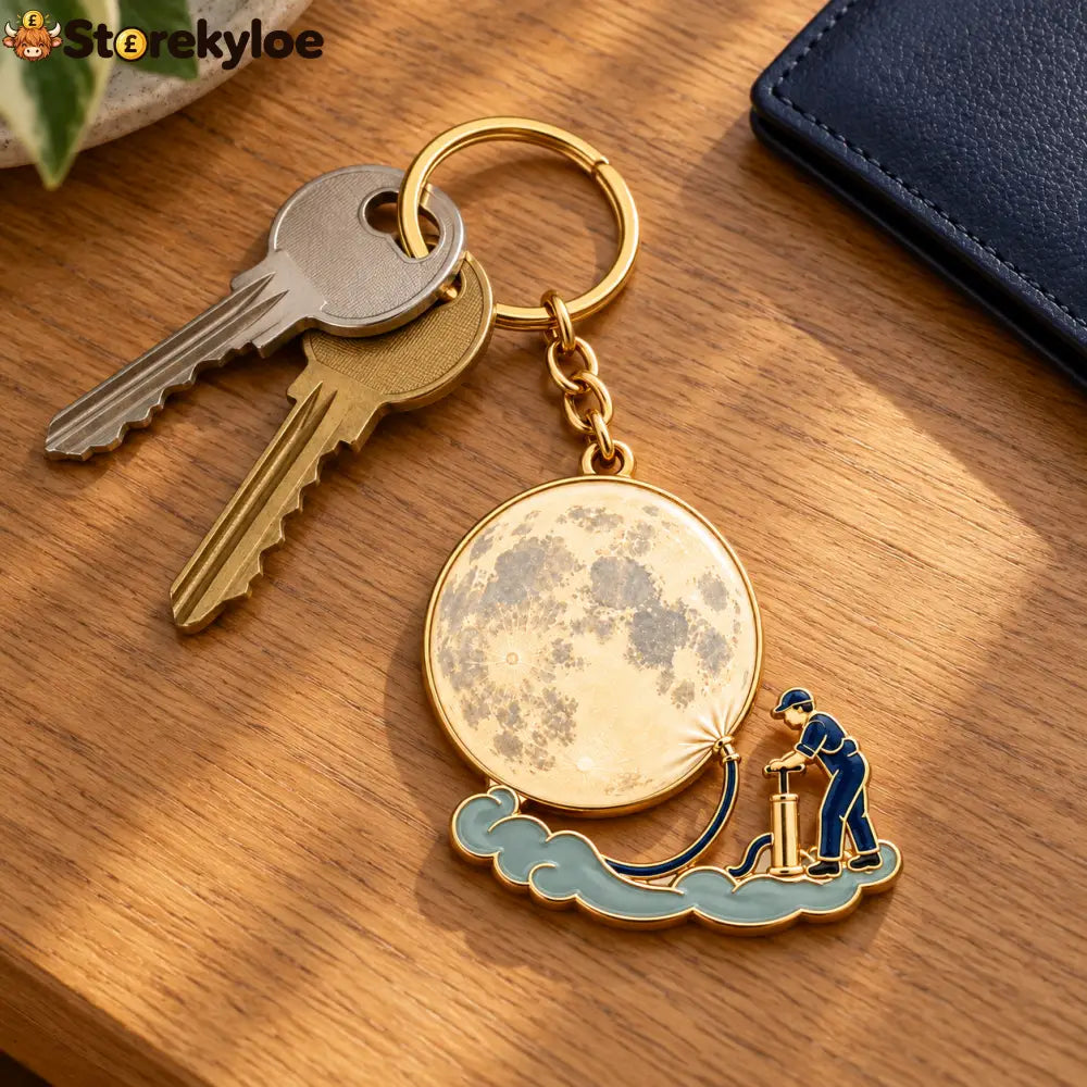 A Little More Moon Keyring Even The Moon Needs A Little Help Sometimes 🌙 - 1 PC