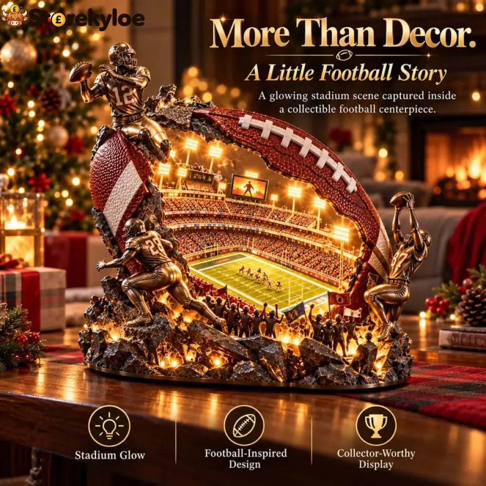 🏈 A Stadium Inside a Football™ – Lighted Game Day Collectible 🏟️