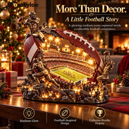 🏈 A Stadium Inside a Football™ – Lighted Game Day Collectible 🏟️