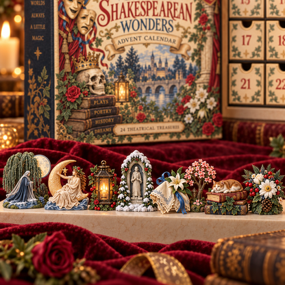 A Shakespearean Christmas Advent Calendar – 24 Days of Theatre, Tales & Tiny Treasures