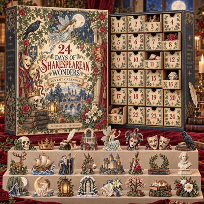 A Shakespearean Christmas Advent Calendar – 24 Days of Theatre, Tales & Tiny Treasures