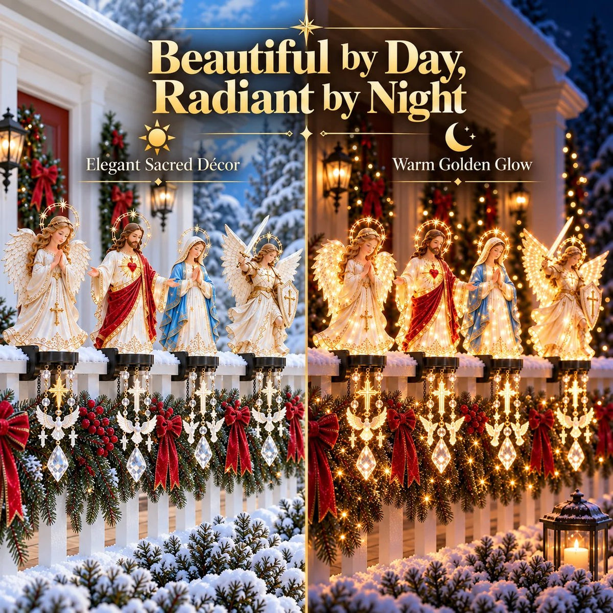 ✨ Sacred Christmas Railing Lights | The Christmas Decoration That Feels Truly Meaningful