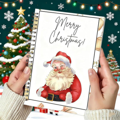 🔥🎁48% OFF!!!-Ready for Christmas!🎅Christmas Gift Card Booklet -👍DIY Spiral-Bound Christmas Gift Card Holder Book-C