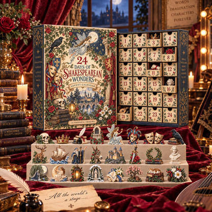 A Shakespearean Christmas Advent Calendar – 24 Days of Theatre, Tales & Tiny Treasures