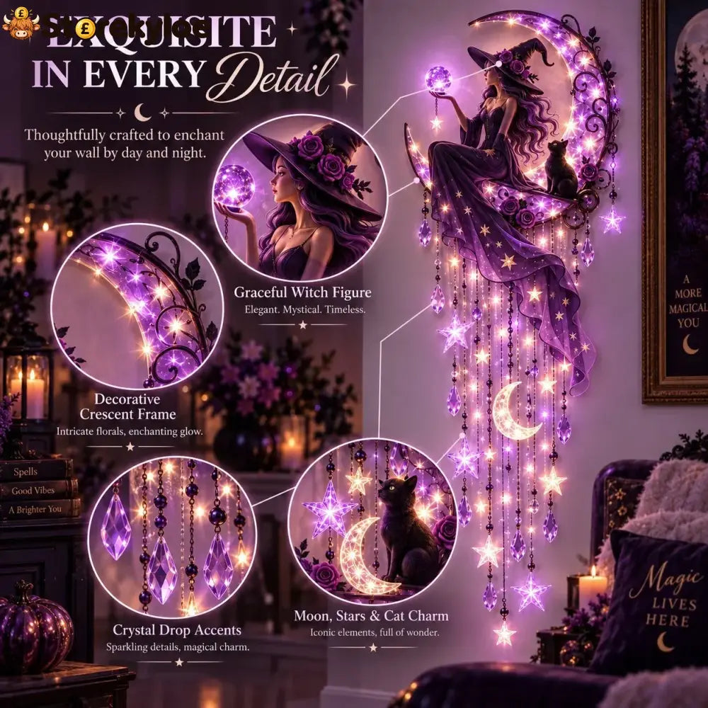 🌙✨ Add A Touch Of Witchy Magic To Any Empty Wall.
